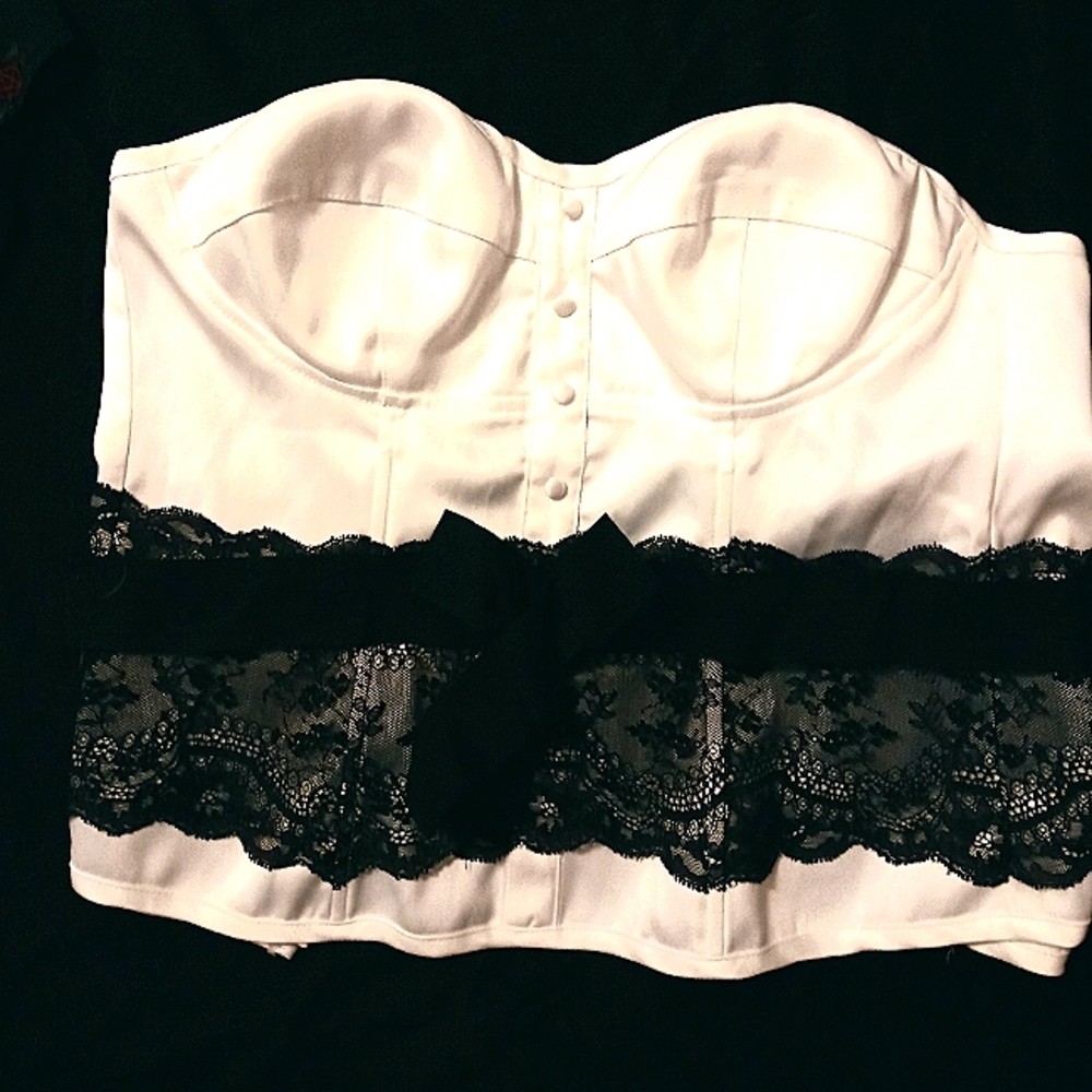 Charlotte russe corset bustier top